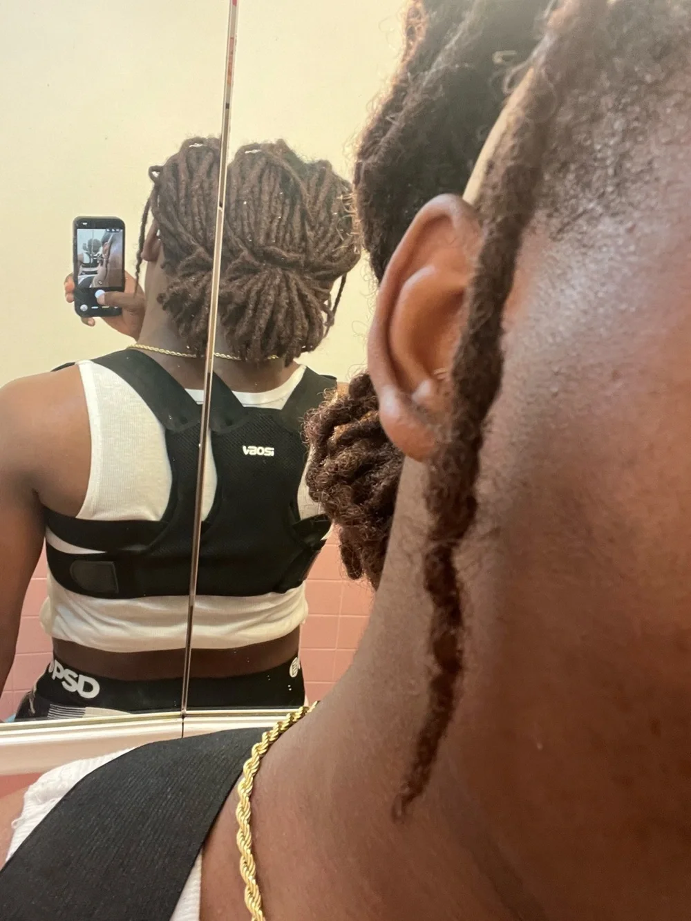 Posture Support Back Brace - Black
